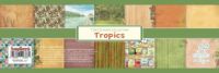 Дизайнерски хартии "Tropics", 30см, ScrapBerry's