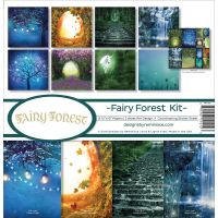 Дизайнерски хартии "Fairy Forest", 30см, Reminisce