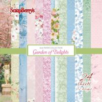 Дизайнерски комплект "Garden of Delights", 15см, ScrapBerry's