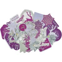 Дизайнерски хартиени елементи "Christmas Jewel", Kaisercraft
