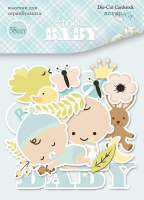 Дизайнерски хартиени елементи "Smile Baby", Scrapmir